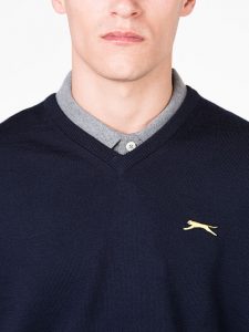 Navy Blue Golf Jumper