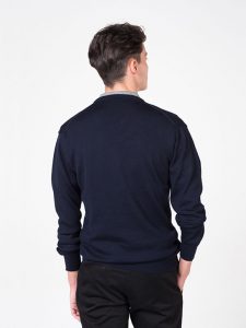 Navy Blue Golf Jumper