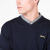 Navy Blue Golf Jumper