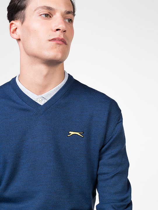 Slazenger Blue Golf Jumper