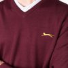 Slazenger Burgundy Golf Jumper