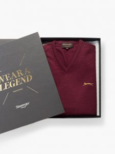 Slazenger Burgundy Golf Jumper