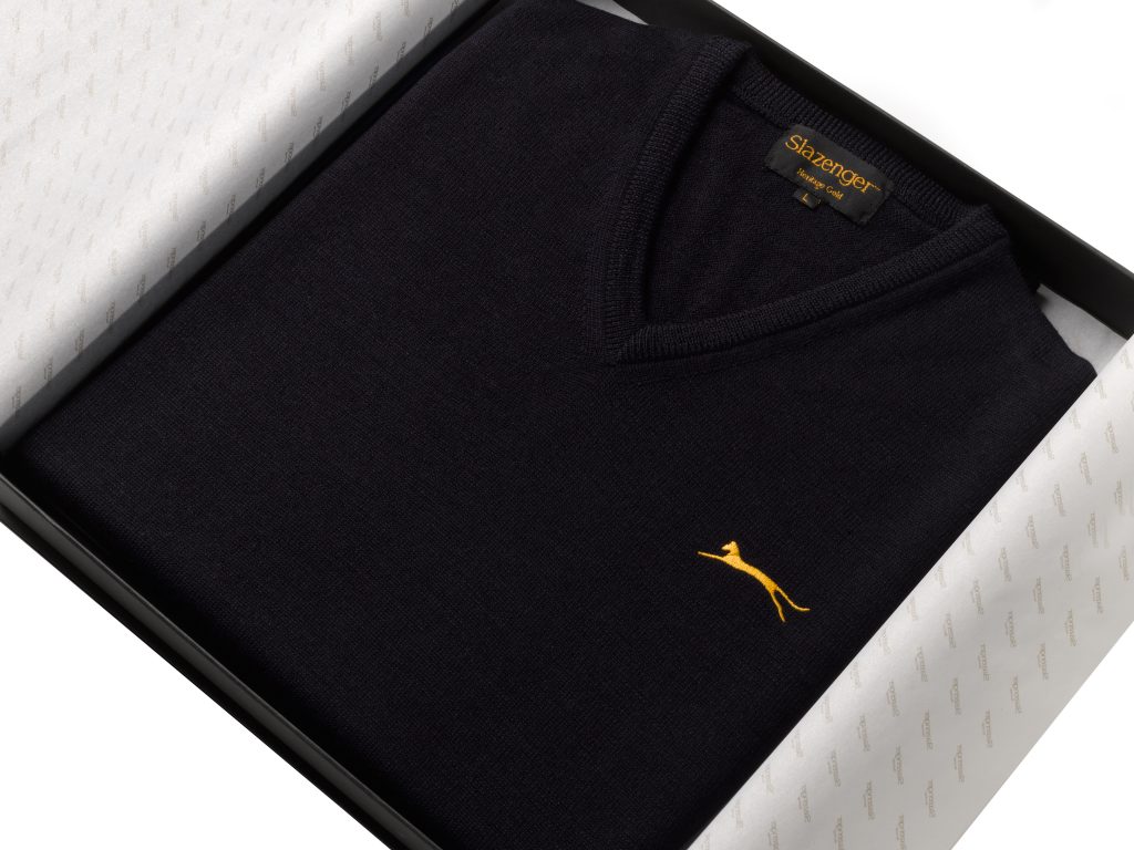 Navy Blue Golf Jumper