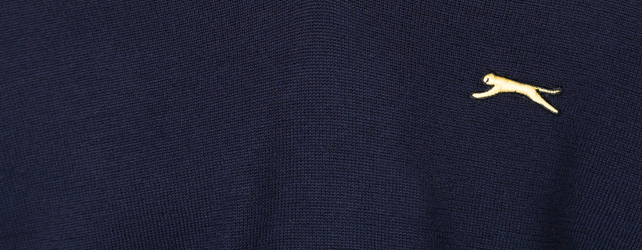 Navy Blue Golf Jumper