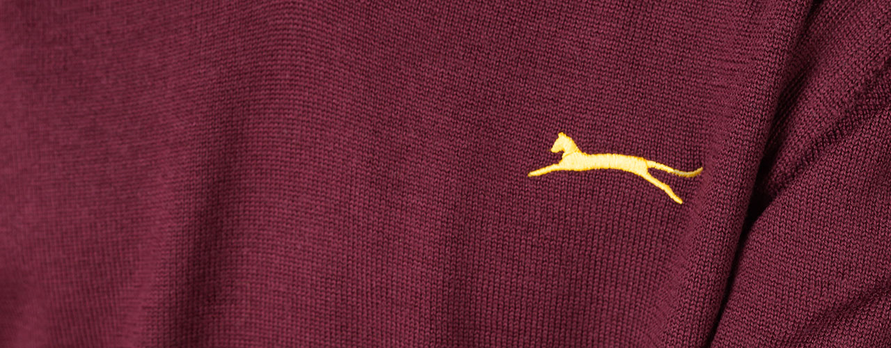 Slazenger Burgundy Golf Jumper