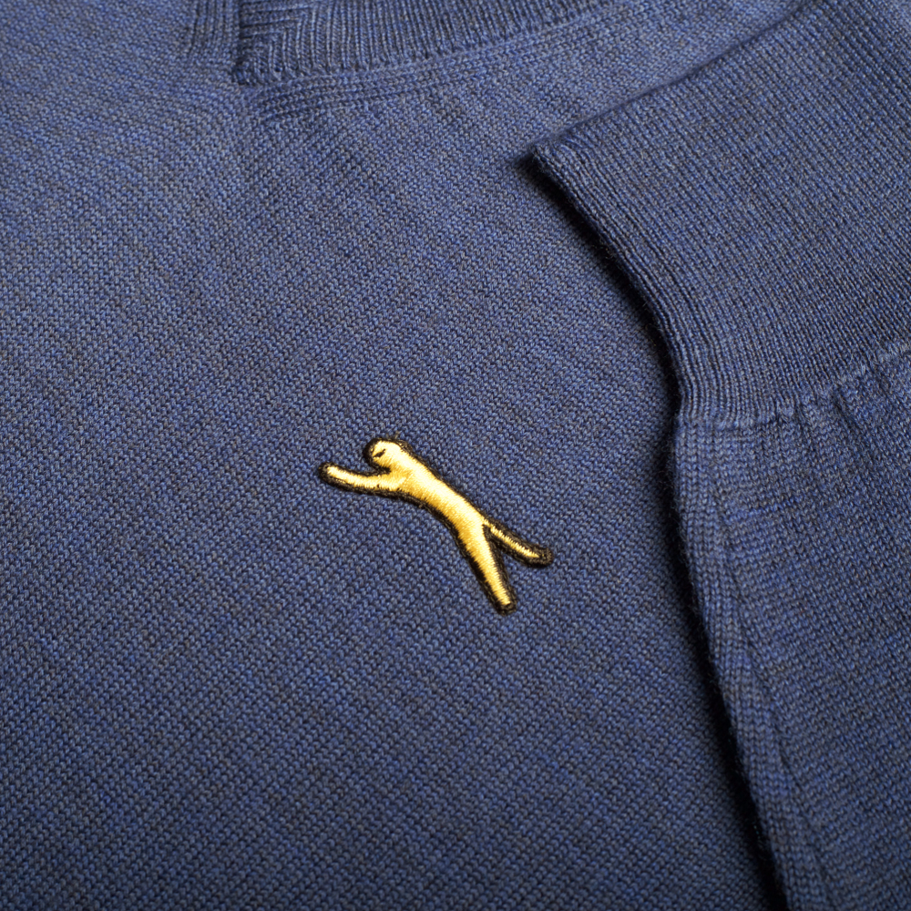 Slazenger Heritage Blue Golf Jumper - Tom