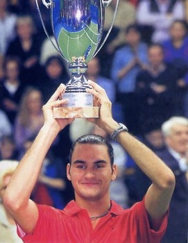 roger federer first profesional win