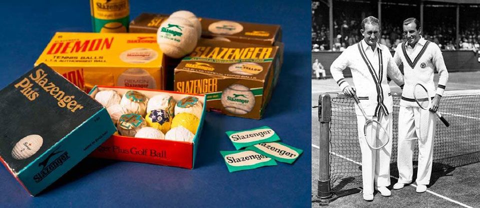 Vintage tennis rackets and Slazenger Vintage tennis