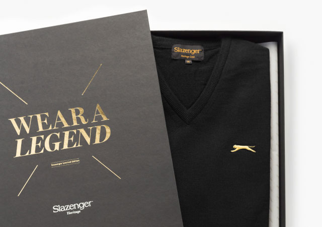 Box sweater of Slazenger Heritage