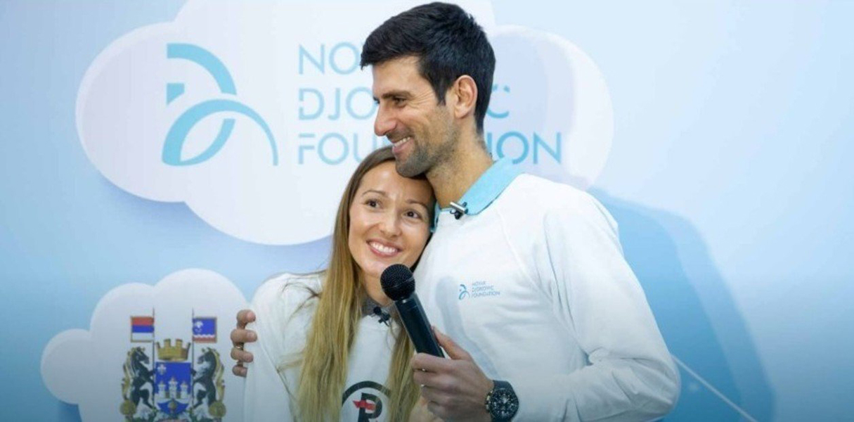 The Novak Djokovic Foundation has donated one million euros for Serbia