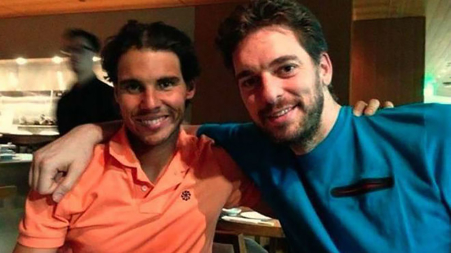 Rafa Nadal and Pau Gasol, started the campaign #NuestraMejorVictoria
