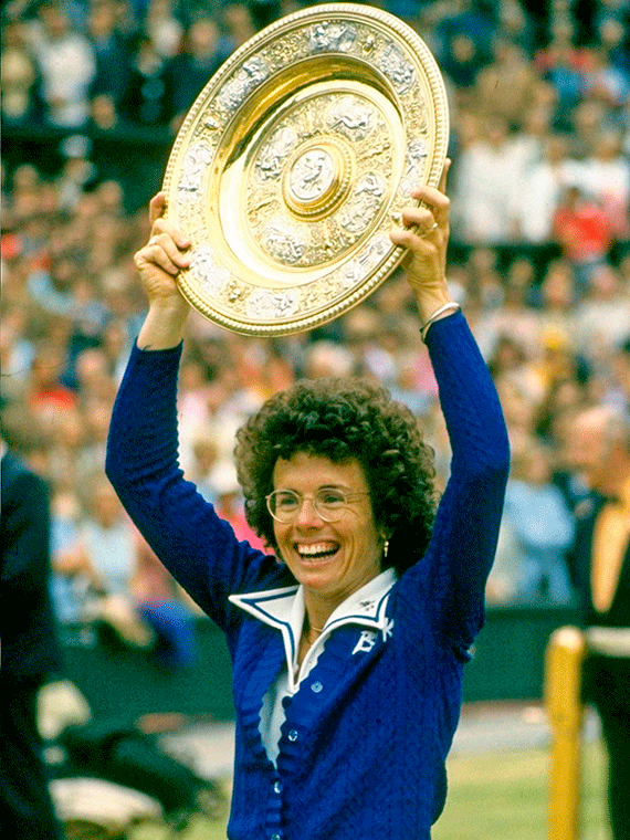 Billie Jean King had a triple championship in tennis Wimbledon