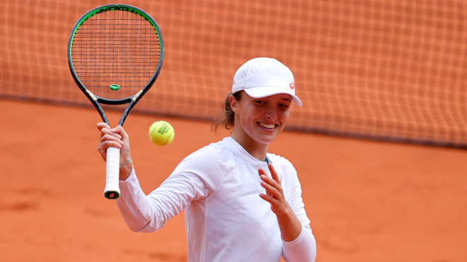 Iga Swiatek at Roland Garros 2020