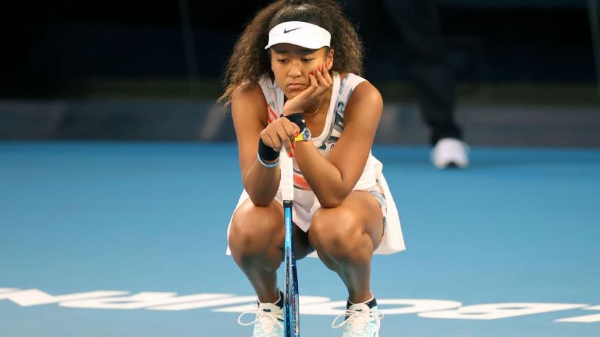 Naomi Osaka during a tennis match