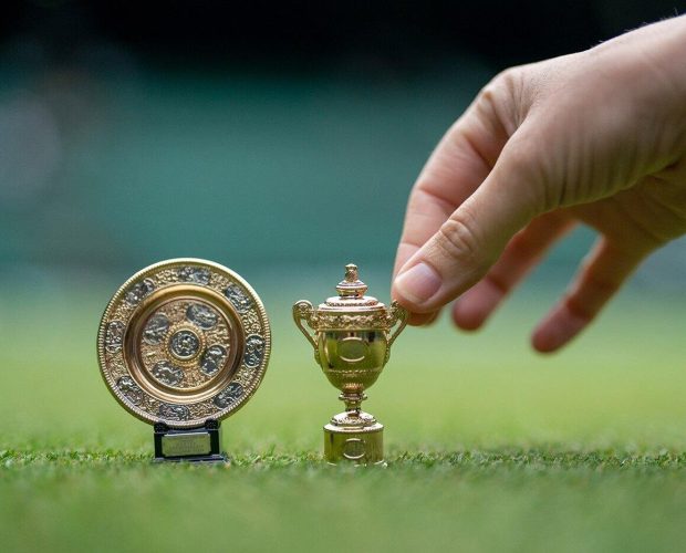 Minis trofeos de Wimblendon